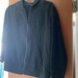 VANS Women’s Long sleeved Black Hooded Jacket Size Large